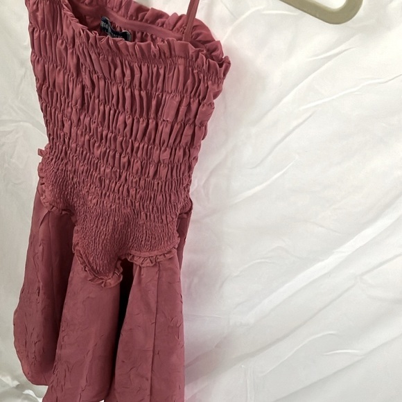 Urban Outfitters: Pink Cinched flare bottom Sundress- Flirty/Flowy skirt-Small - Picture 4 of 11